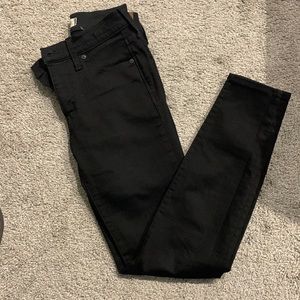 Madewell High-Rise Skinny Jean - Black Size 25